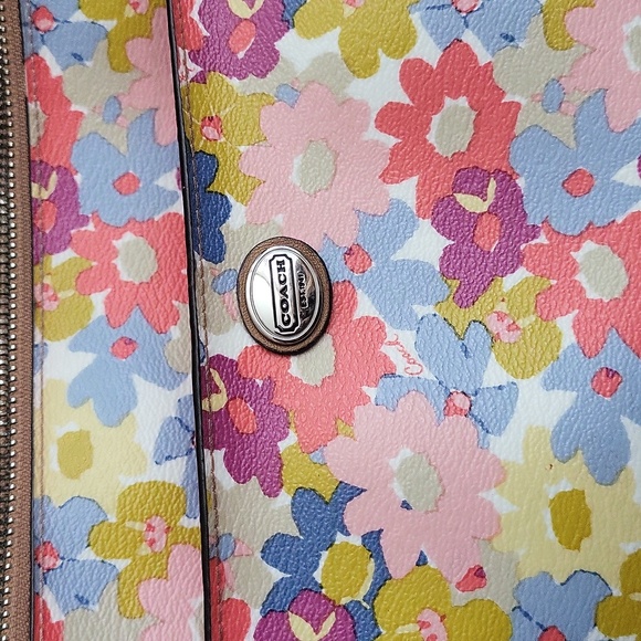 Coach floral purse - Picture 2 of 9